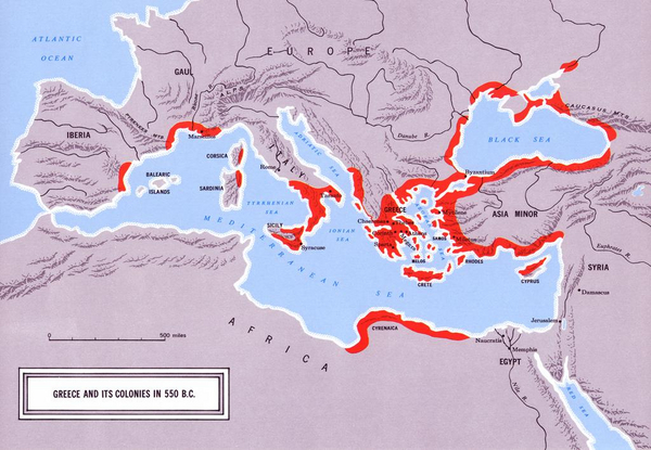 wikiGreece and it s colonies in 550 BC