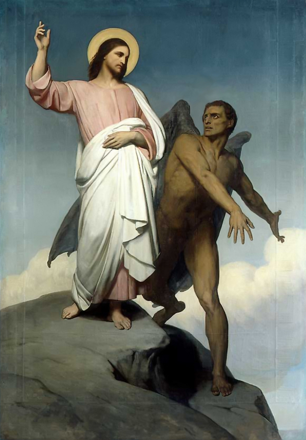 Ary Scheffer   The Temptation of Christ  1854 