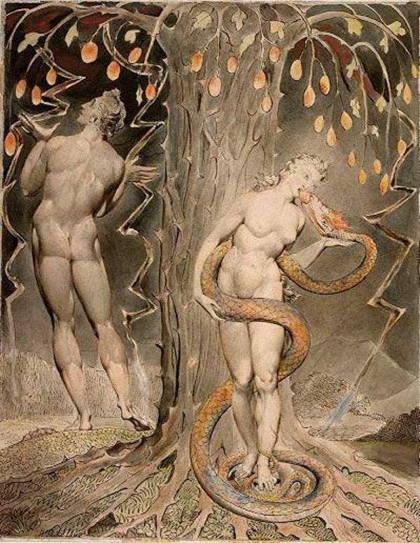 William Blake  The Temptation and Fall of Eve